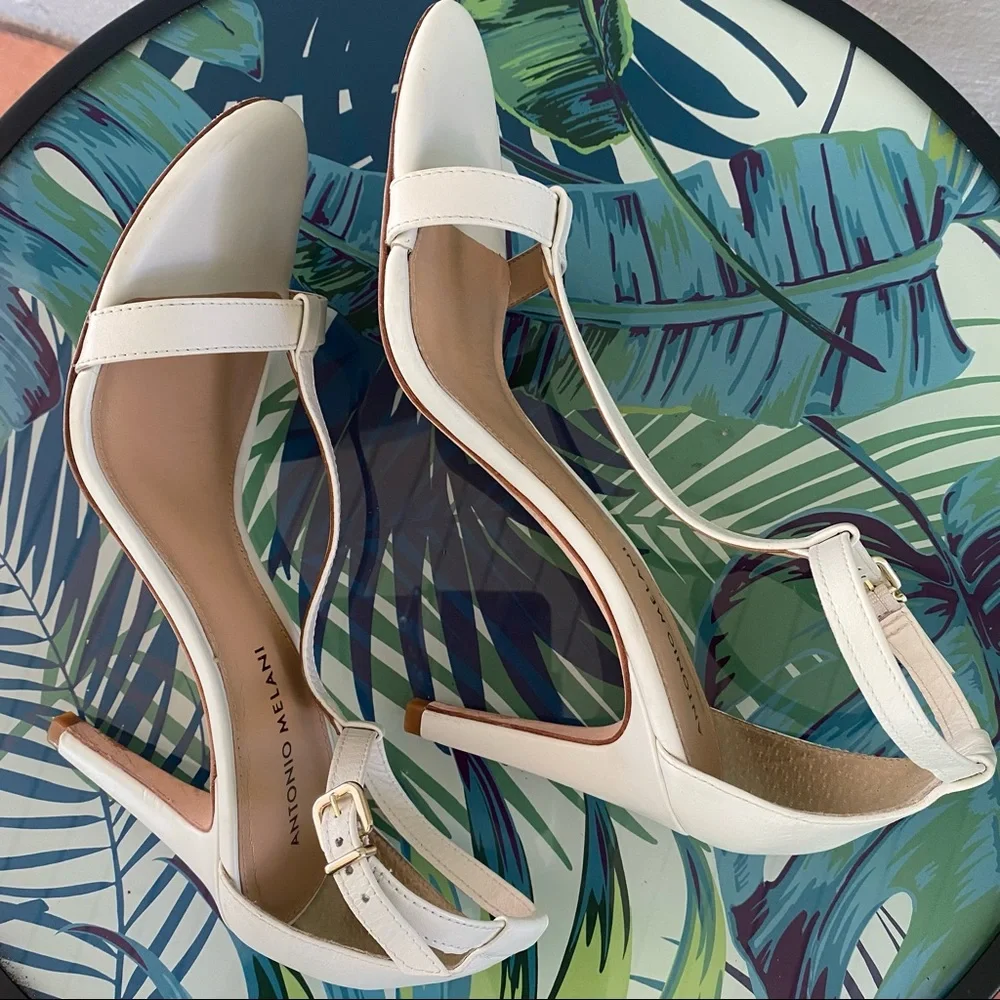 ANTONIO MELANI AUDREY T-STRAP SANDALS
